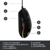 Logitech G G203 Lightsync, Mouse Gaming con Illuminazione RGB, 6 Pulsanti Programmabili, Sensore per Gaming, Tracciamento a 8.000 DPI, Peso Ridotto - Nero - immagine 5