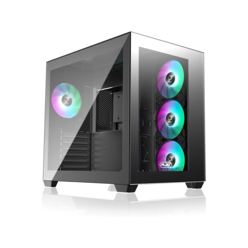Net Rig ZeroPoint - Pc Gaming - Intel Core Ultra 7 265K Boost clock di 5,5Ghz e 20 core, RTX 5070 Ti 16GB, 32GB di Ram DDR5 CL30 con frequenza di 6000Mhz, SSD NVME M.2 1TB, Windows 11 Professional