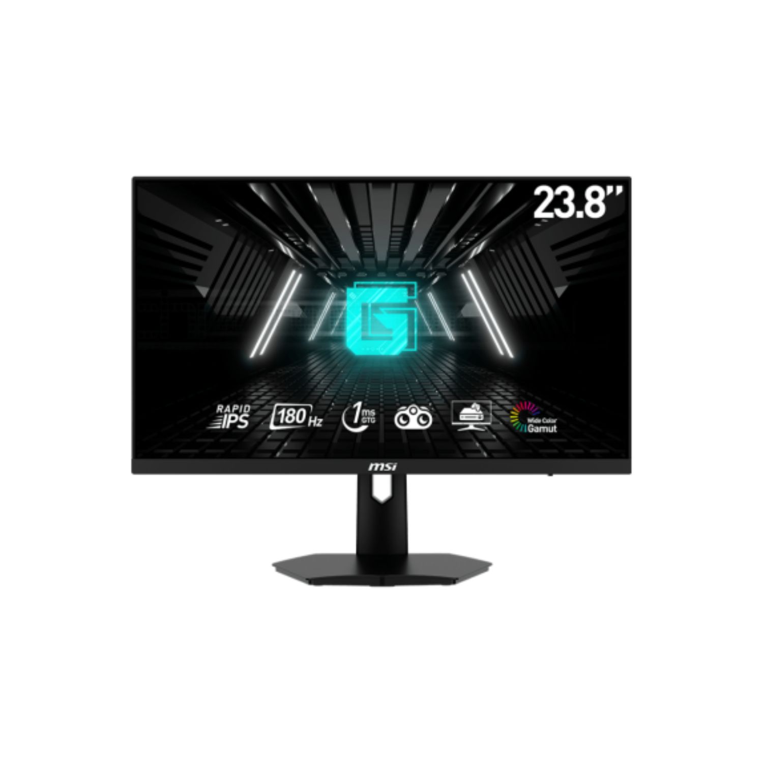 Msi G244F E2 23.8", Monitor Gaming, Full HD (1920x1080), Aspect Ratio 16:09, Pannello Rapid IPS, 180Hz
