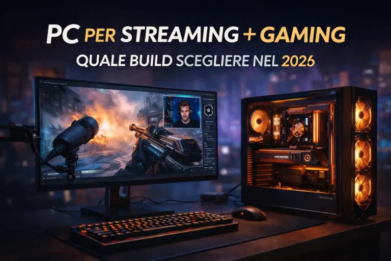 PC per Streaming + Gaming: Quale Build Scegliere nel 2026